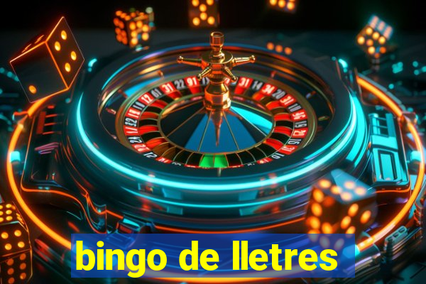 bingo de lletres