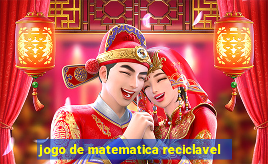 jogo de matematica reciclavel