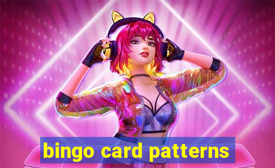 bingo card patterns