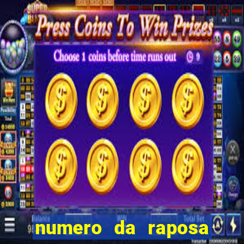 numero da raposa jogo do bicho