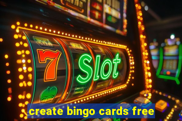 create bingo cards free