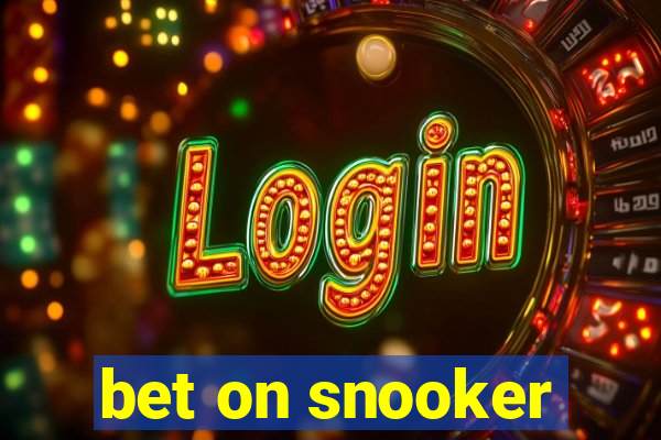 bet on snooker