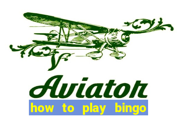 how to play bingo with playing cards