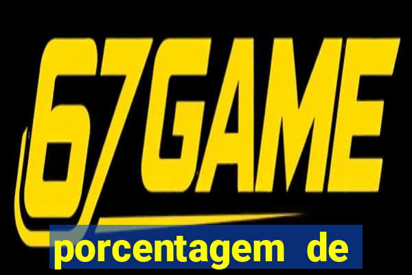 porcentagem de jogos slot