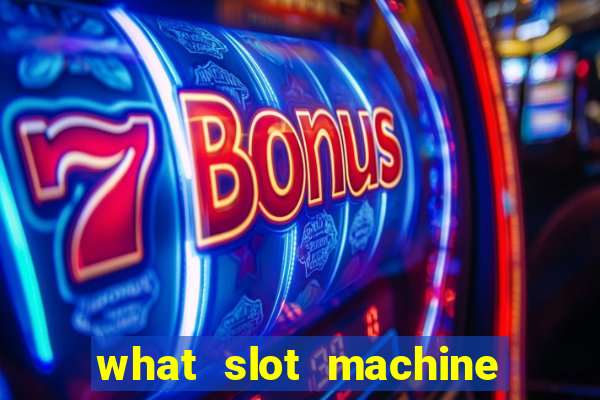 what slot machine has the best odds