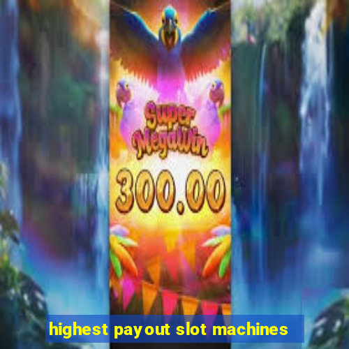 highest payout slot machines