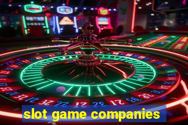 slot game companies