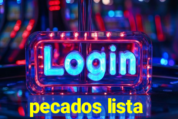 pecados lista