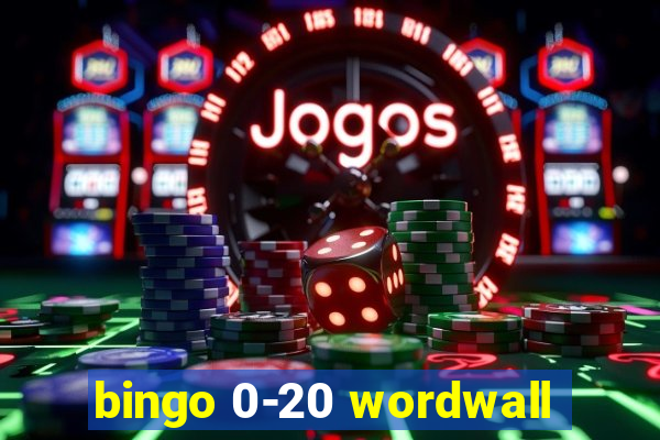 bingo 0-20 wordwall