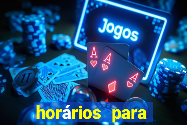 horários para jogar fortune rabbit