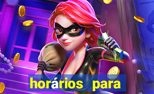 horários para jogar fortune rabbit