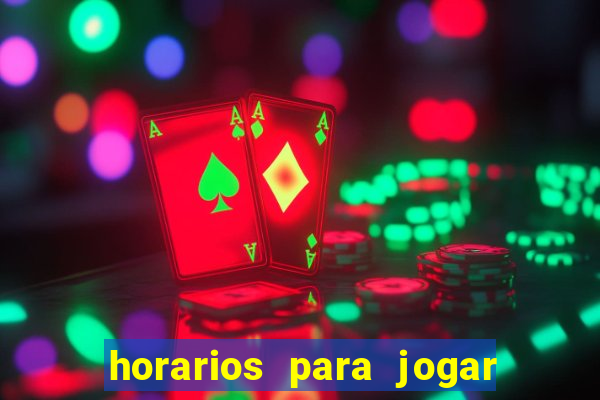 horarios para jogar fortune ox