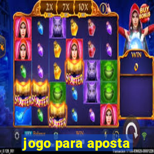 jogo para aposta