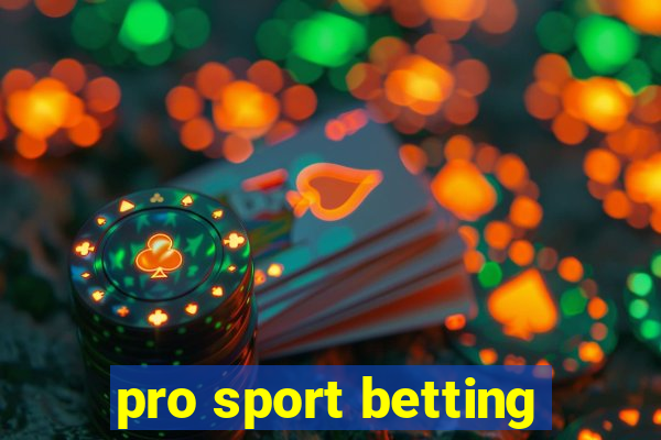 pro sport betting