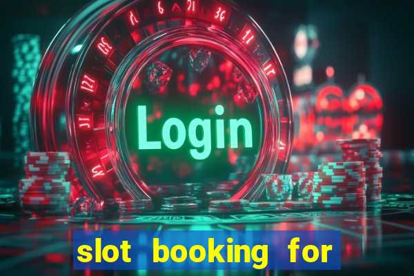 slot booking for driving licence