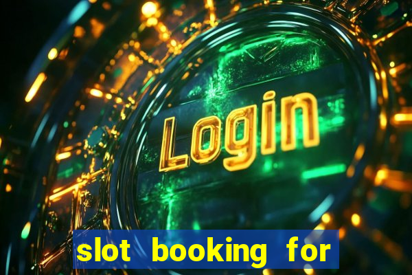 slot booking for driving licence