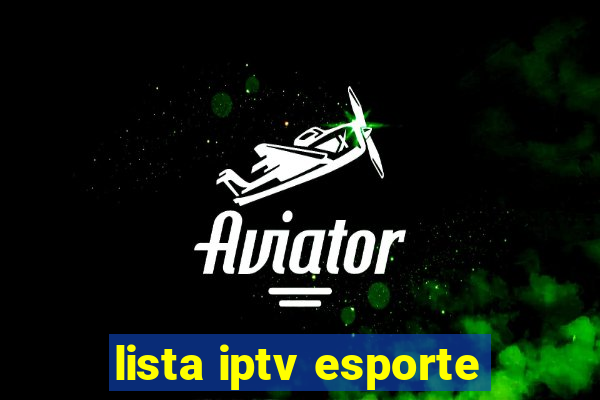 lista iptv esporte