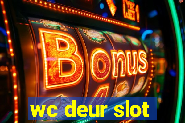 wc deur slot