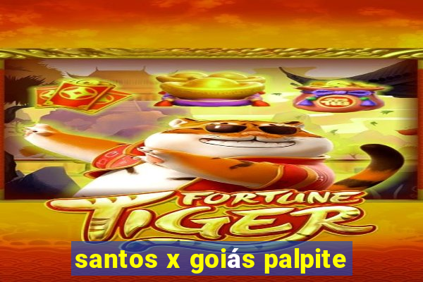 santos x goiás palpite