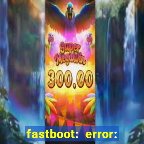 fastboot: error: failed to identify current slot