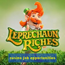 casino job opportunities