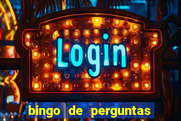 bingo de perguntas e respostas