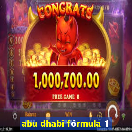 abu dhabi fórmula 1