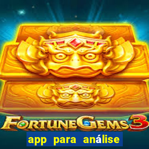 app para análise de jogos