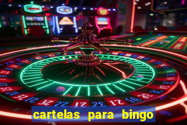 cartelas para bingo da multiplica??o