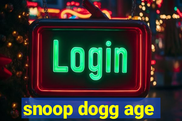 snoop dogg age