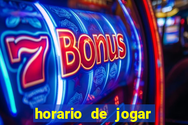 horario de jogar fortune tiger