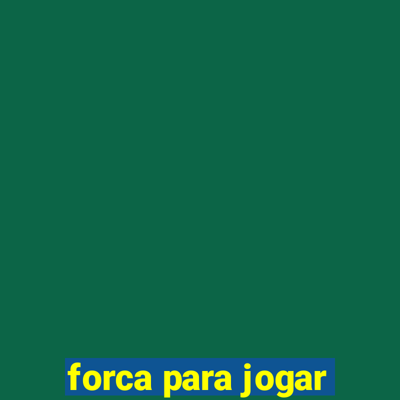 forca para jogar