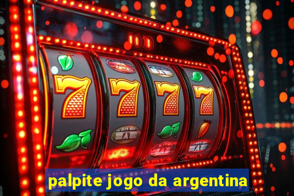 palpite jogo da argentina