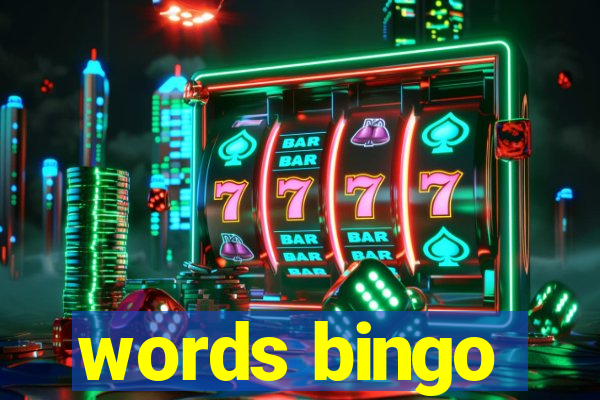 words bingo