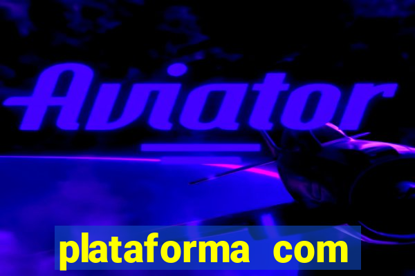 plataforma com chuva de dinheiro