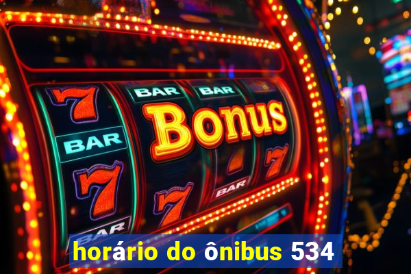 horário do ônibus 534