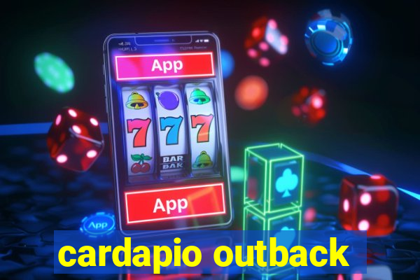 cardapio outback