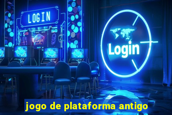 jogo de plataforma antigo