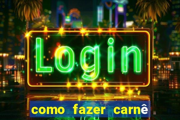 como fazer carnê de pagamento no word