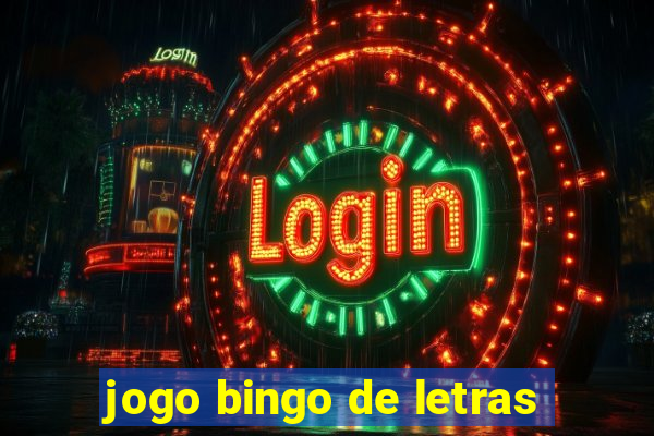 jogo bingo de letras