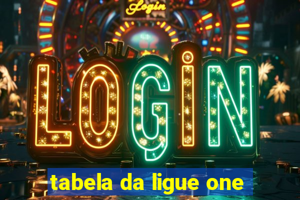 tabela da ligue one