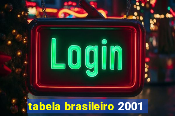 tabela brasileiro 2001