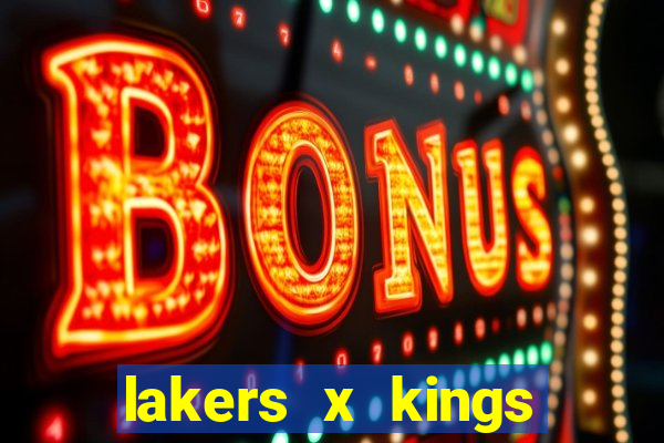 lakers x kings onde assistir