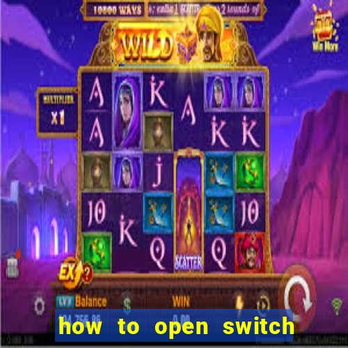 how to open switch oled game card slot