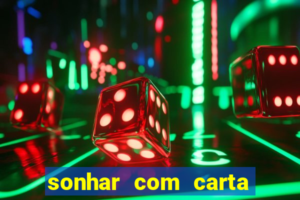 sonhar com carta livro dos sonhos