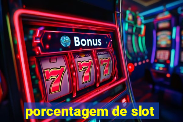 porcentagem de slot