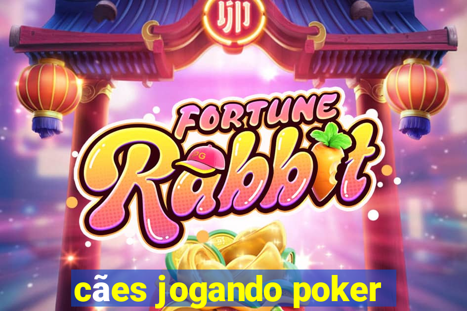 cães jogando poker