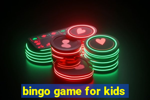 bingo game for kids