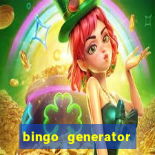 bingo generator with images