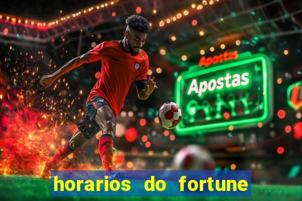 horarios do fortune tiger hoje